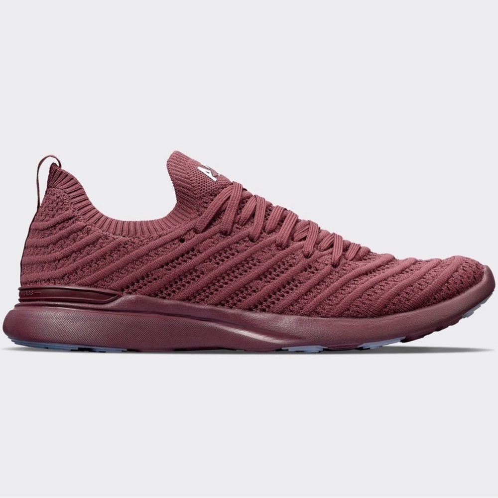 APL athletic propulsion lab women’s techloom traveler sneakers in burgundy